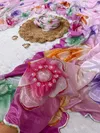 VK 4344 Soft Chinon Silk Digital Printed Designer Saree Wholesale Market In Surat